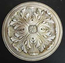 13" Round Ornate Medallion Wall Ceiling Home Décor Fancy Victorian Vintage 