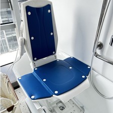 Vocic Ax10 Portable Electric Bath Lift Chair Bathtub Assist 300lbs Wheels Used Vocic Ax10 Portable Electric Bath Lift Chair Bathtub Assist 300lbs Wheels Used