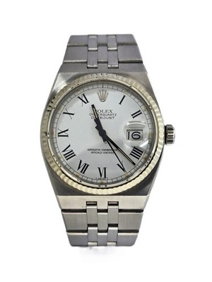 Rolex Datejust 17014 - Seltene Oysterquartz mit weißem Zifferblatt!