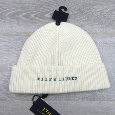 NWT Ralph’s Polo Ralph Lauren Cream Beanie Ralph’s Coffee One Size Women’s Men’s s-l1200.jpg main image 3