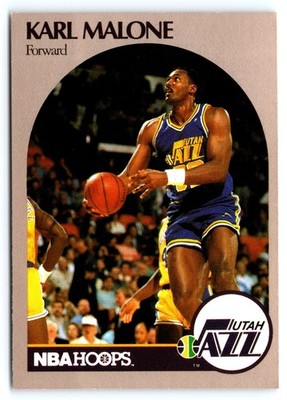 1990-91 NBA Hoops - Sears Superstars Karl Malone #96