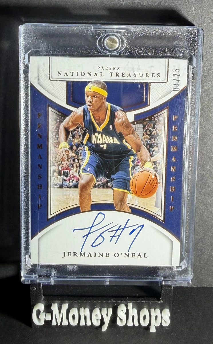 Jermaine O'Neal Basketball Autographed Sports Trading Cards