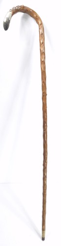 Fancy Sterling Silver Decorated c. 1900 Cane Walking Stick - Picture 7 of 7