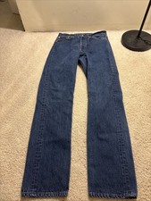 Vintage 90s Levis 501XX Blue Denim Button Fly Jeans Mens Sz 30x33.5 Made In USA