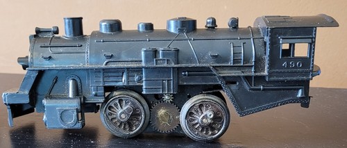 LOT OF (2) VINTAGE LIONEL/MARX 490 LOCOMOTIVES W/ SANTA FE & SOUTHERN TENDERS - Picture 4 of 15