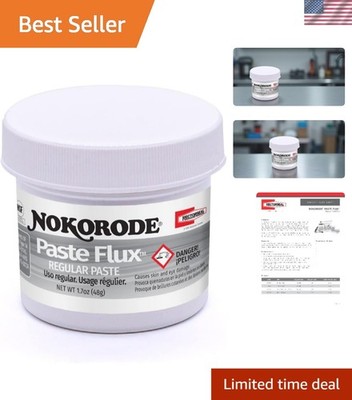 Nokorode Regular Paste Flux 1.7 oz   All-Purpose, Acid-Free Soldering Solution