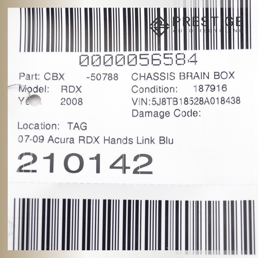 2007–2009 ACURA RDX Hands-Free Bluetooth Control Module 39770-STK-A01