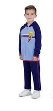 Character Mario Boy's 2-Piece Full Zip Hoodie,joggers Pants Fleece Set S 6/7 