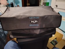 Thirty One Extra Large Storage Tote in Textured Grey