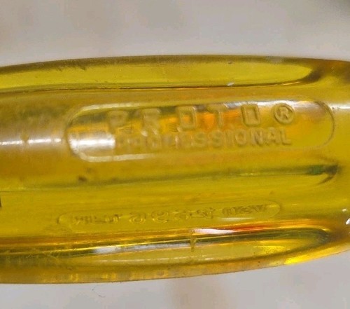 PROTO #9694 Clutch Head Clear Yellow Handle Screwdriver Vintage 7-1/2" Tool - Picture 2 of 23