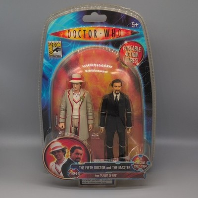 Character Options Doctor Who Fifth Doctor & The Master SDCC 2010 Planet of Fire