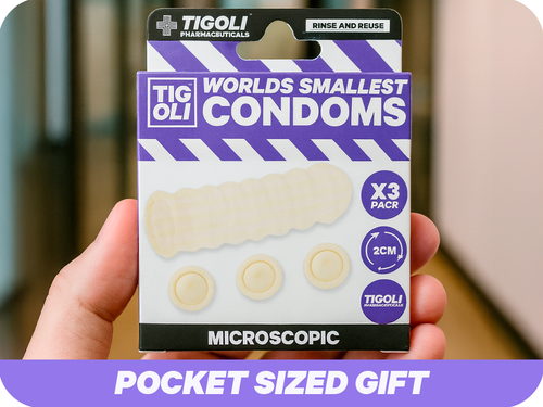 Microscopic Condoms! - Small Tiny Novelty Gift Box Christmas Secret Santa Joke - Picture 5 of 12