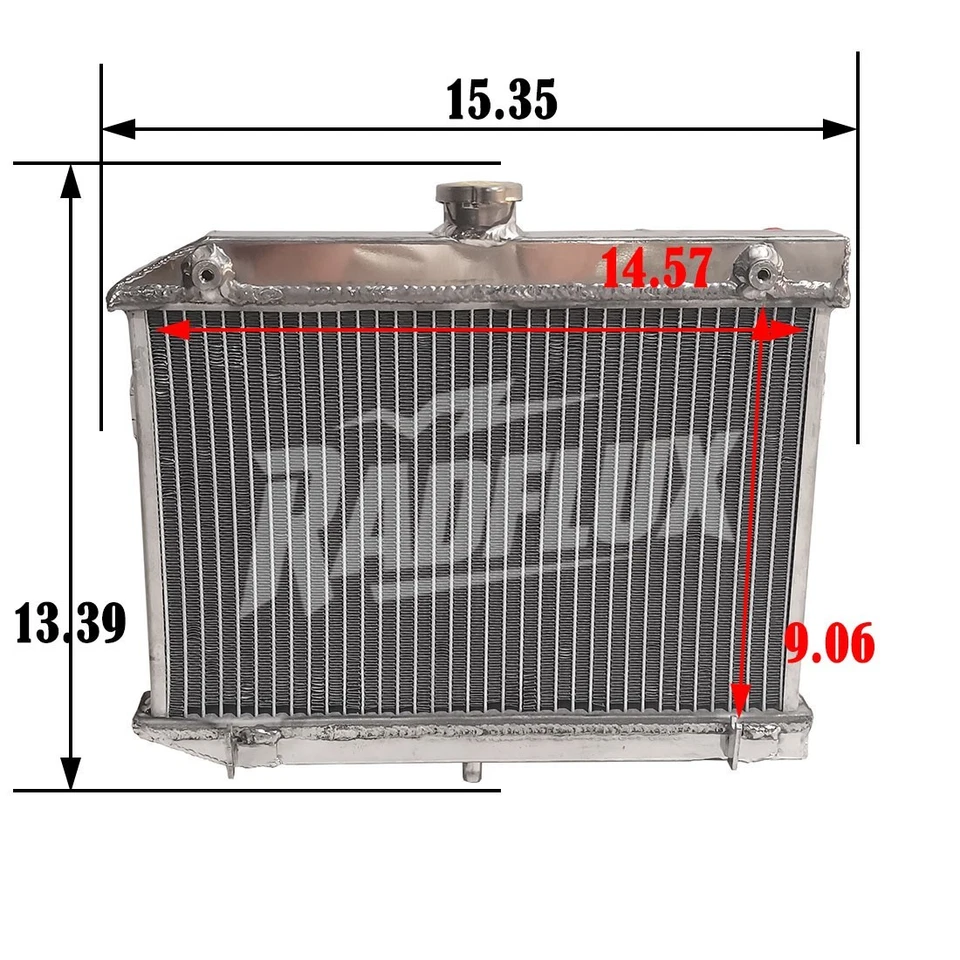 Radiador de aluminio para SUZUKI 2007-10 King Quad 450/2009-15 King Quad 500/700/750 Foto 2 de 4