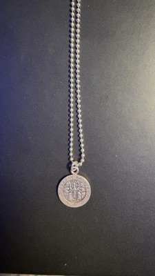 Chrome Hearts Angel Medallion Pendant with Ball Chain