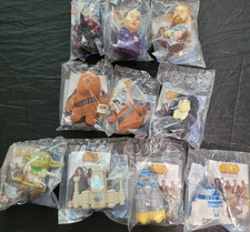 set of 10 Star Wars Episode III Burger King toys from 2005 factory sealed