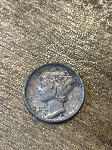 1944S Mercury Dime XF