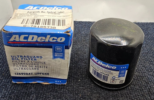ACDelco UPF64R 12699847 Ultraguard Oil Filter Fits 2014-2025 Chevrolet Corvette - Picture 1 of 7