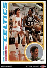 1978 Topps #128 Cedric Maxwell Celtics RC Charlotte 5 - EX