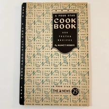 A Four Star Cookbook 500 Tested Recipes by Nancy Dorris Vintage