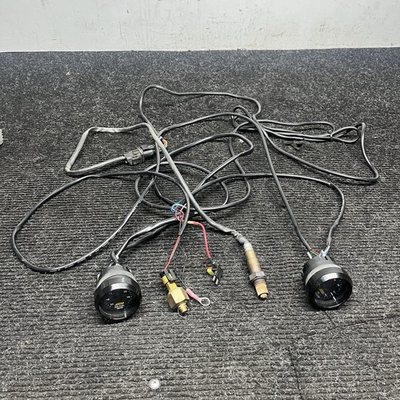 #ad ☑️ AEM 2 Gauges Combo UEGO WideBand Air Fuel Ratio Oil Pressure $279.96