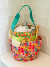Natural Life  Multi Colored Shower Caddy Great for Dorms Toiletry Organization