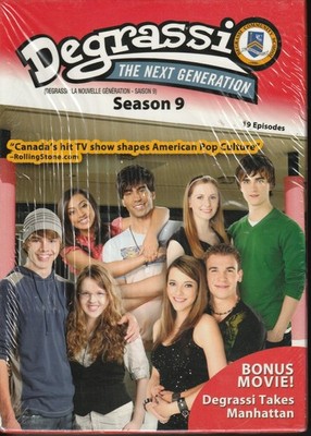 Degrassi The Next Generation Season 9 - 4 dvd set bonus movie Takes Manhattan