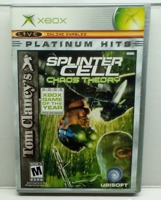 Tom Clancy's Splinter Cell Chaos Theory (Xbox, 2005) Clean Tested Working