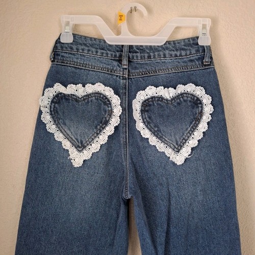 Girls Sz 0/ 24 Ashley Mason Jeans Romantic Fairy Boho Cottage Core - Picture 4 of 4