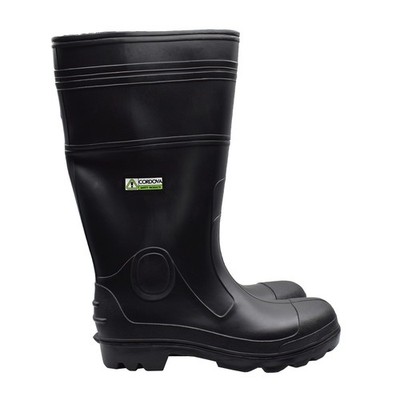 PLAIN TOE PVC RUBBER Waterproof  Fishing Hunting Farming Construction WORK BOOTS