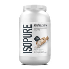 IsoPure Zero Carb Protein Sin Sabor Alta Calidad Entrenamiento Libre de OGM 3 lb NUEVO