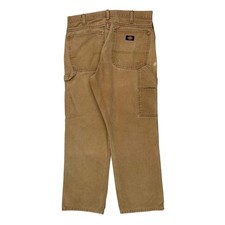 Dickies Carpenter Pants - 34W 30L Brown Cotton