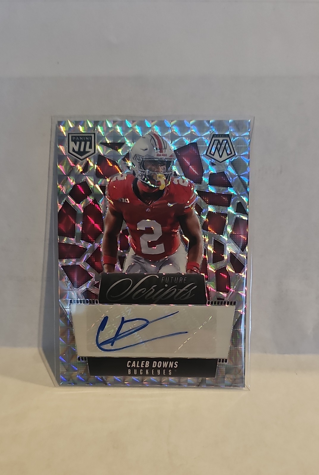 2025 Panini Mosaic - Future Scripts Caleb Downs #FSC-CDS (AU, RC)