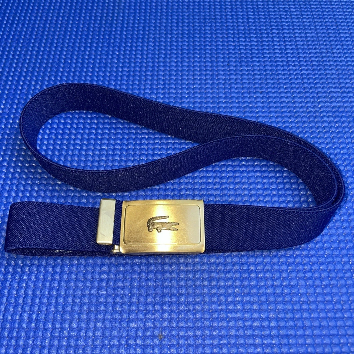 Lacoste Ladies Belt Lacoste Black Leather Belt with Gold Hardware Size 100 EU main image 2