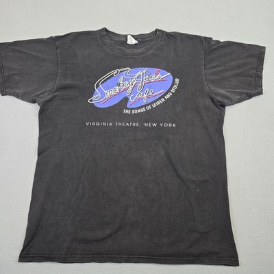 Vintage Smokey Joe's Cafe T-Shirt Large USA Broadway Musical Theatre NY Graphic