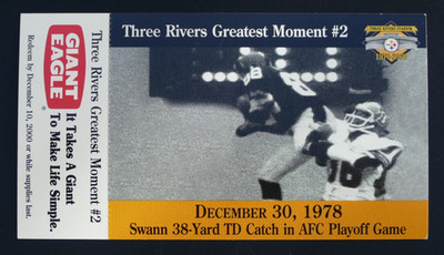Pittsburgh Steelers Three Rivers Greatest Moment #2 - Lynn Swann - Dec 30, 1978