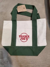 Trader Joe’s Mini Green Tote Bag – New with Tags (Limited Edition)