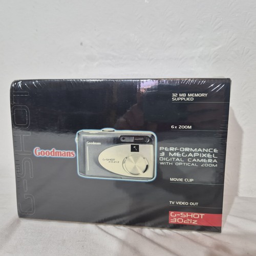 Vintage Goodmans G-Shot 3021 Z Compact Digital Camera 3 Megapixel LCD Screen