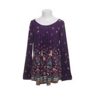 Vafoly, Langarmshirt, Größe: L, Lila/Mehrfarbig, Blumen, Damen #EOR