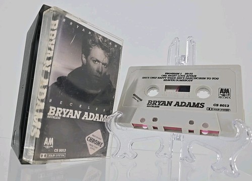1984 Bryan Adams Reckless Cassette Tape TESTED WORKING - Picture 1 of 7