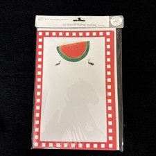 Picnic Theme Watermelon Ants Roobee by Mara-Mi Imprintable Invitations 50 ct
