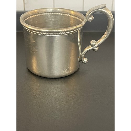 Vintage Empire Pewter Baby Cup Goblet Fairycore Shelf Decor Photo Prop