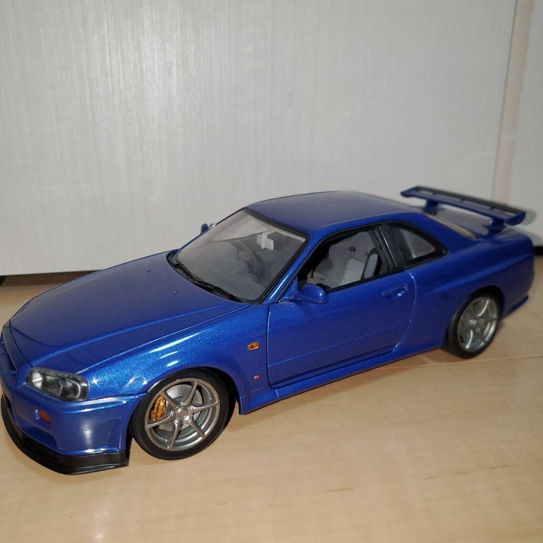 AUTOart Nissan Skyline R34 GTR 1999 Blue 77301
