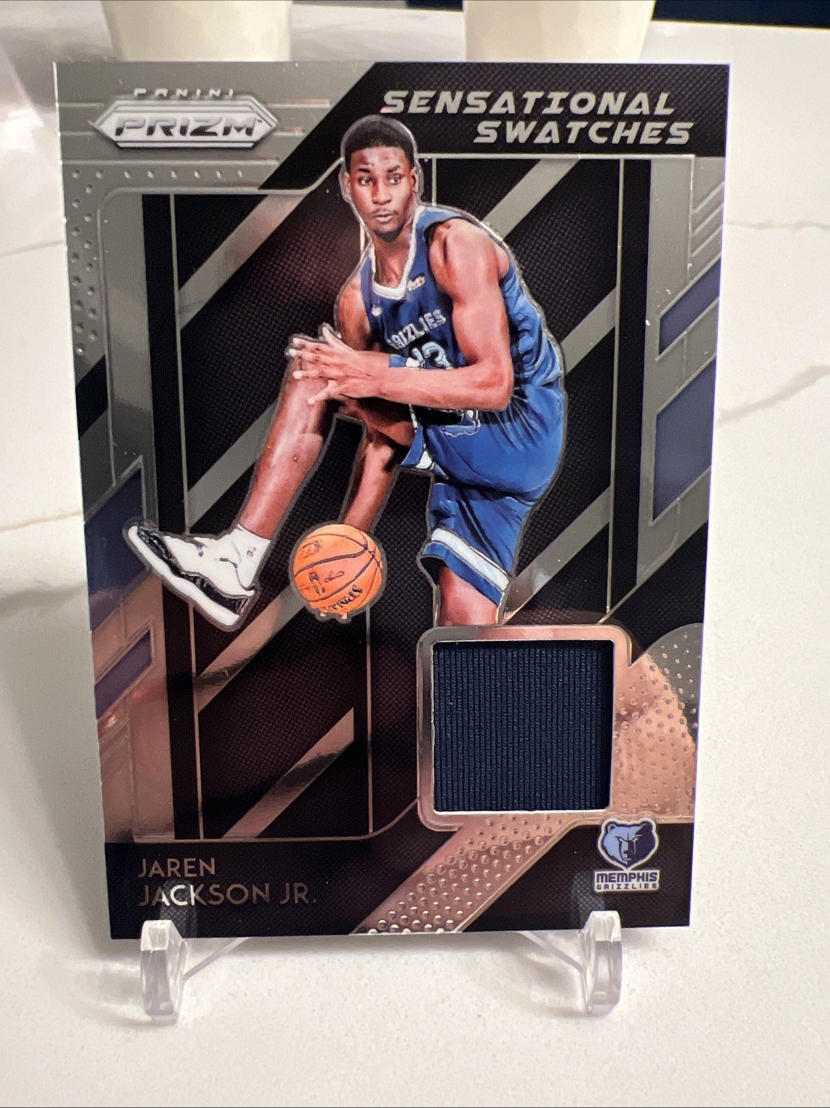 2018-19 PRIZM SENSATIONAL SWATCHES JAREN JACKSON JR RELIC-