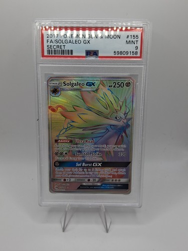 Solgaleo-GX graded PSA 9 for sale on eBay