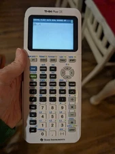Texas Instruments TI-84 Plus CE  With Cover - Tested Works