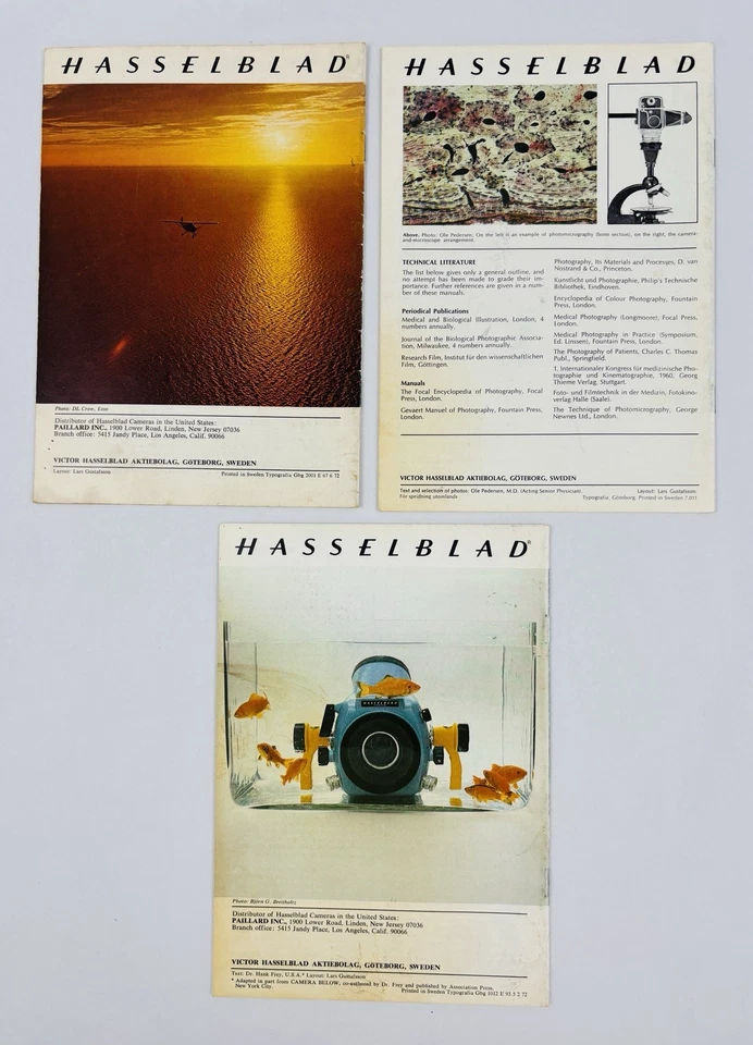 Lote de folletos fotográficos retratos Hasselblad años 70 vintage Foto 2 de 3