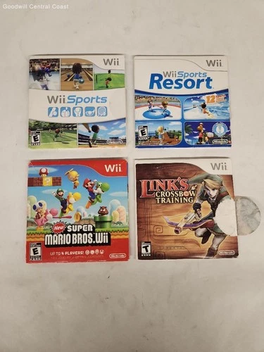 Nintendo Wii Games Lot (4): Wii Sports & More!