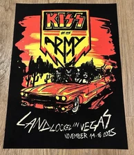 OFFICIAL KISS LAND LOCKED IN VEGAS KRUISE FELT POSTER 2025 BEAUTIFUL KISS ARMY