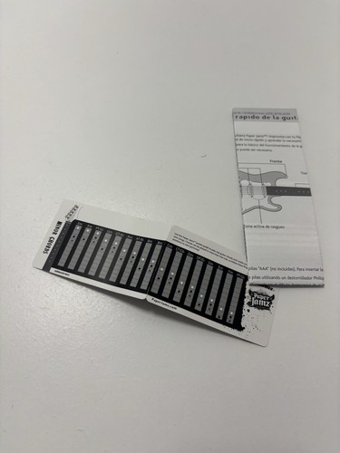 WowWee Paper Jamz Guitar Series 2, Style 12 (6216) (Yellow/Blue) Tested Works - Picture 17 of 17