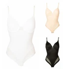 Lovable women's bodysuit with lined cup and elasticated underwire without seams